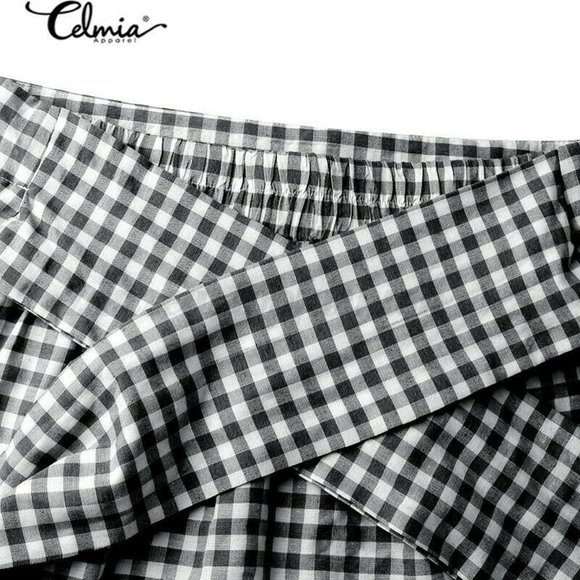 Maxi plaid skirt - Picture 4 of 5